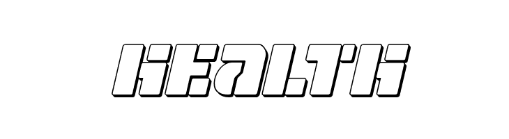 Space Cruiser 3D Italic  Free Fonts Download