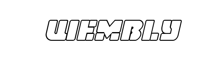 Space Cruiser Outline Italic  Free Fonts Download