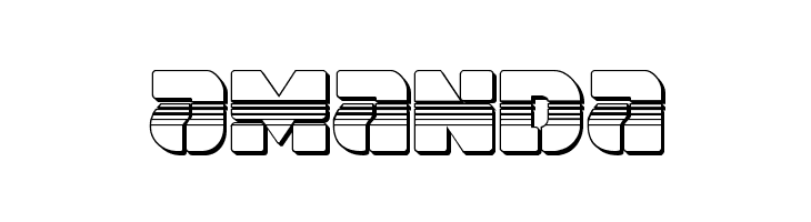 Space Cruiser Chrome  Free Fonts Download