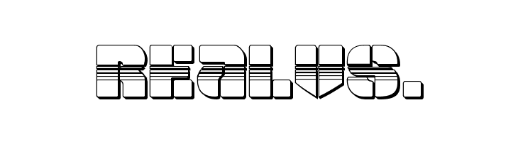 Space Cruiser Chrome  Free Fonts Download