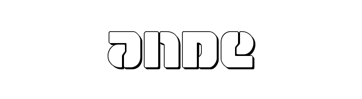 Space Cruiser 3D  Free Fonts Download