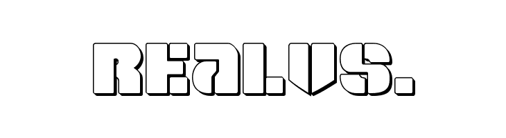 Space Cruiser 3D  Free Fonts Download