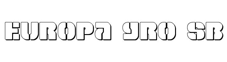 Space Cruiser 3D  Free Fonts Download