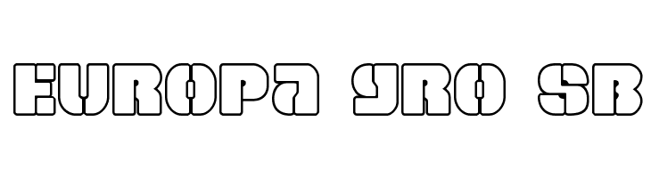 Space Cruiser Outline  Free Fonts Download