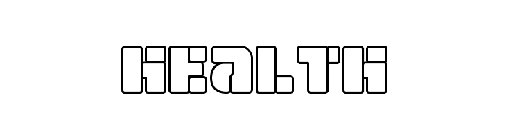 Space Cruiser Outline  Free Fonts Download