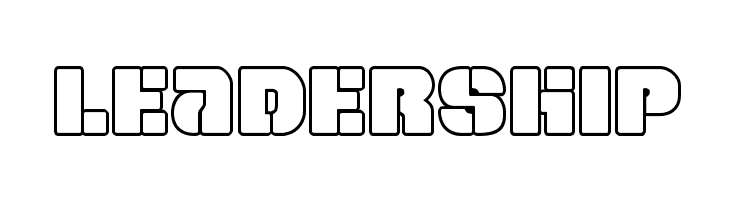 Space Cruiser Outline  Free Fonts Download