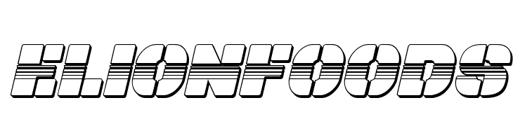 Space Cruiser Chrome Italic  Free Fonts Download