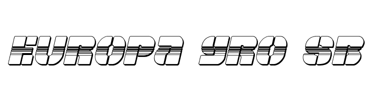 Space Cruiser Chrome Italic  Free Fonts Download