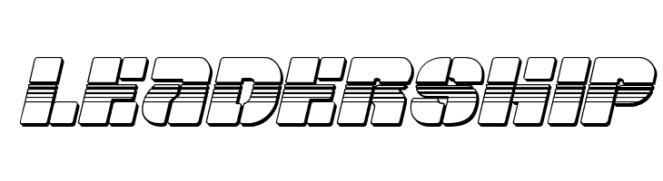 Space Cruiser Chrome Italic  Free Fonts Download