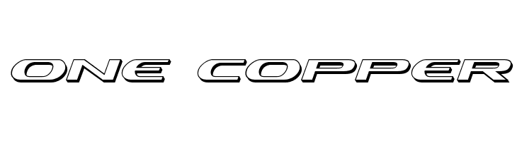 Alpha Men 3D Italic  Free Fonts Download