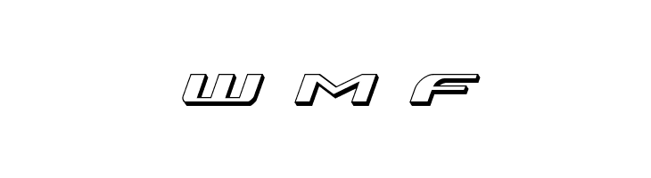 Alpha Men 3D Italic  Free Fonts Download