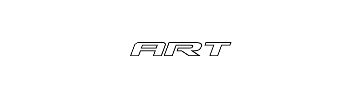 Alpha Men Outline Italic  Free Fonts Download