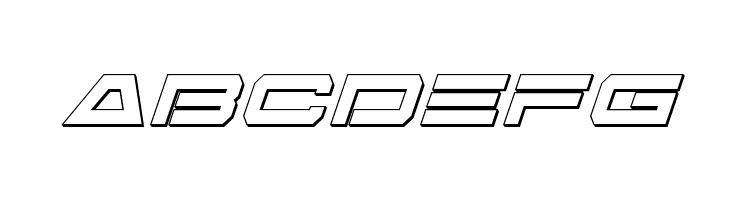 Free Agent Bold 3D Italic  Free Fonts Download
