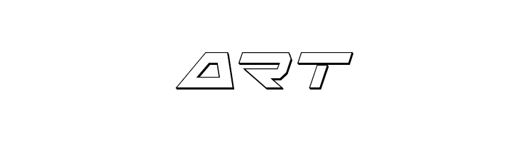 Free Agent Bold 3D Italic  Free Fonts Download