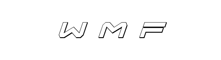 Free Agent Bold 3D Italic  Free Fonts Download