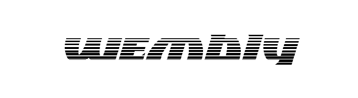 Black Bishop Gradient Italic  Free Fonts Download