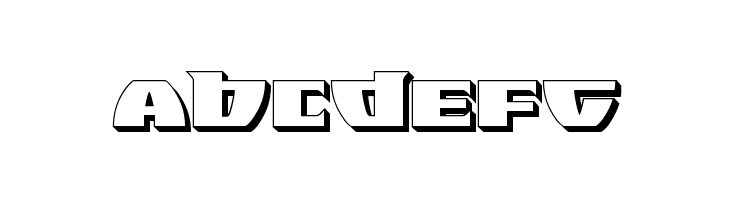 Black Bishop 3D  Free Fonts Download