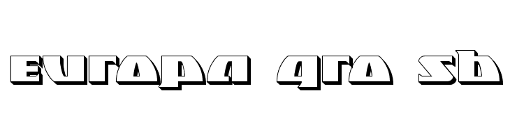 Black Bishop 3D  Free Fonts Download