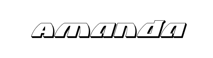 Black Bishop 3D Italic  Free Fonts Download