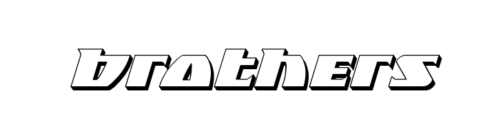 Black Bishop 3D Italic  Free Fonts Download