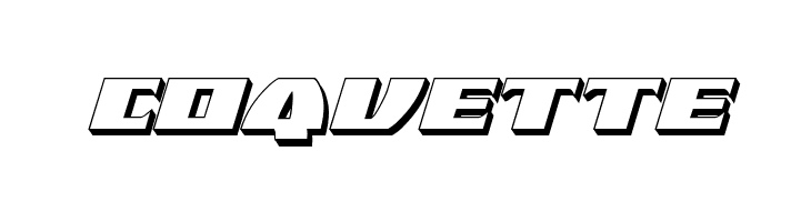 Black Bishop 3D Italic  Free Fonts Download