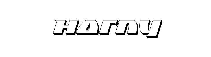 Black Bishop 3D Italic  Free Fonts Download