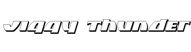 Black Bishop 3D Italic  Free Fonts Download