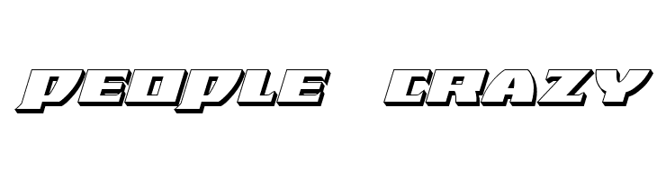 Black Bishop 3D Italic  Free Fonts Download