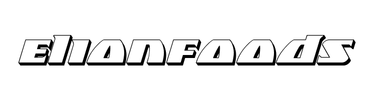 Black Bishop 3D Italic  Free Fonts Download