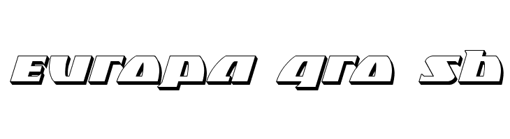 Black Bishop 3D Italic  Free Fonts Download