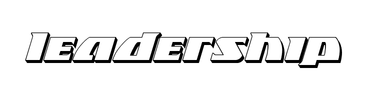 Black Bishop 3D Italic  Free Fonts Download