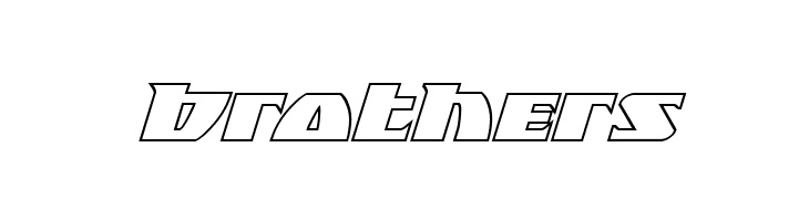 Black Bishop Outline Italic  Free Fonts Download