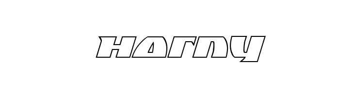 Black Bishop Outline Italic  Free Fonts Download