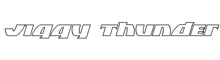 Black Bishop Outline Italic  Free Fonts Download