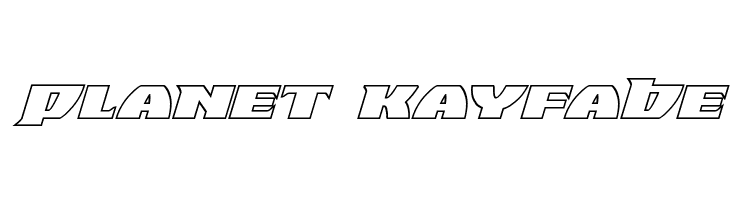 Black Bishop Outline Italic  Free Fonts Download