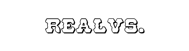 U.S. Marshal 3D Regular  Free Fonts Download