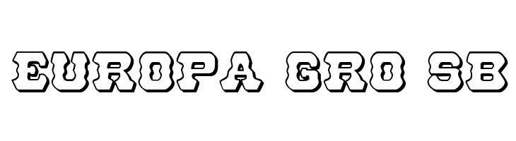 U.S. Marshal 3D Regular  Free Fonts Download