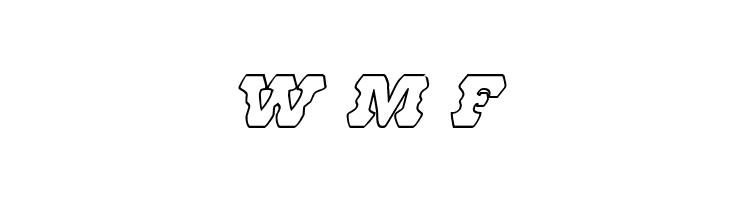 U.S. Marshal Shadow Italic  Free Fonts Download