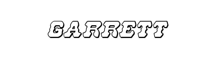 U.S. Marshal 3D Italic  Free Fonts Download