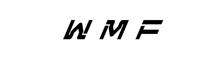United Planets Condensed Italic  Free Fonts Download