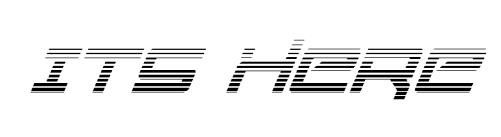 United Planets Gradient Italic  Free Fonts Download