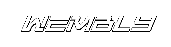 United Planets 3D Italic  Free Fonts Download