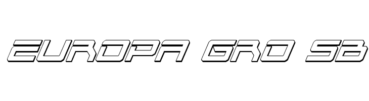 United Planets 3D Italic  Free Fonts Download