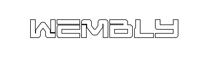 United Planets Outline  Free Fonts Download