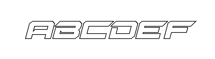 Gypsy Killer Outline Italic  Free Fonts Download