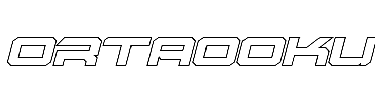 Gypsy Killer Outline Italic  Free Fonts Download