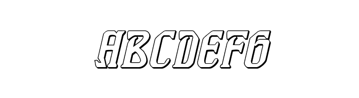 Fiddler's Cove 3D Italic  Free Fonts Download