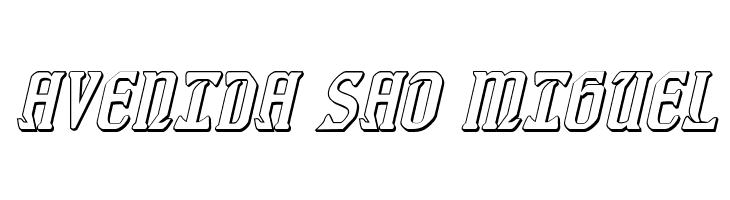 Fiddler's Cove 3D Italic  Free Fonts Download