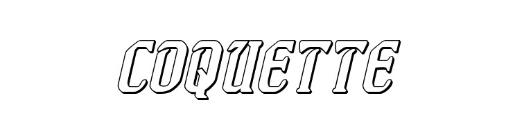 Fiddler's Cove 3D Italic  Free Fonts Download