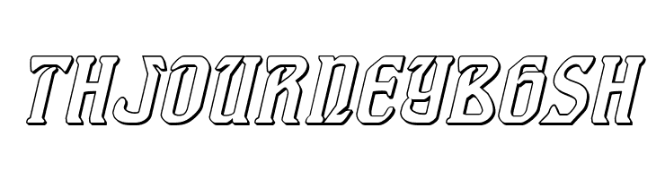 Fiddler's Cove 3D Italic  Free Fonts Download